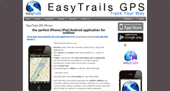 Desktop Screenshot of easytrailsgps.com